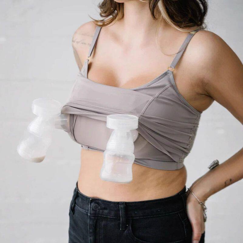 专业母婴哺乳内衣产后喂奶专用免手扶吸奶器文胸 孕期哺乳期背心