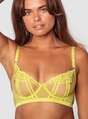 澳洲bras 性感内衣女士胸罩聚拢小胸带钢圈超薄杯纯欲文胸