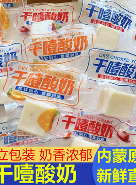 天骄牧都干噎酸奶内蒙古厚切奶酪块原味奶酪块解馋零食小吃奶制品