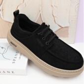 老北京二棉鞋 男士 薄绒夹棉轻便软底休闲鞋 25秋冬季 百搭保暖棉布鞋