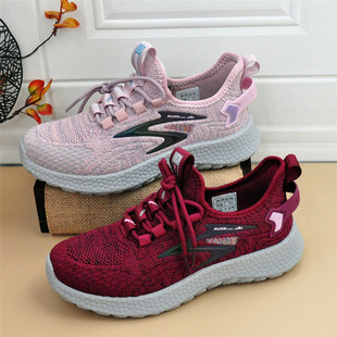 23春新款老北京布鞋网面透气高弹爆米花鞋底超轻圆头运动休闲女鞋