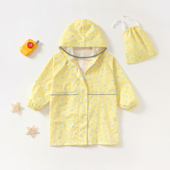 新2026年防水布料轻量速干透气易收纳儿童雨衣幼儿园防水雨披男