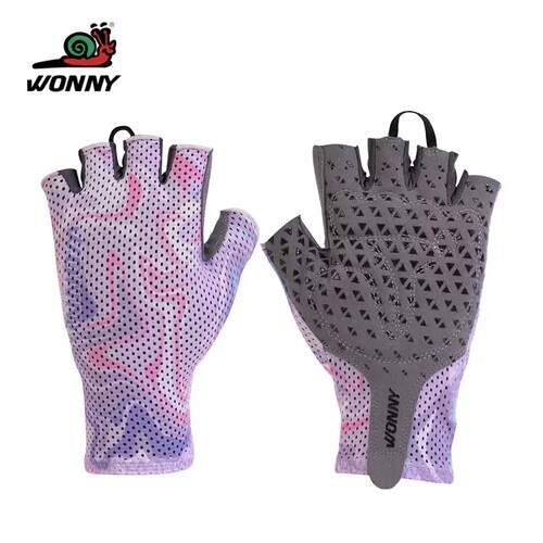 WONNY蜗牛骑行手套半指公路山地自行车手套短指减震防滑透气男女