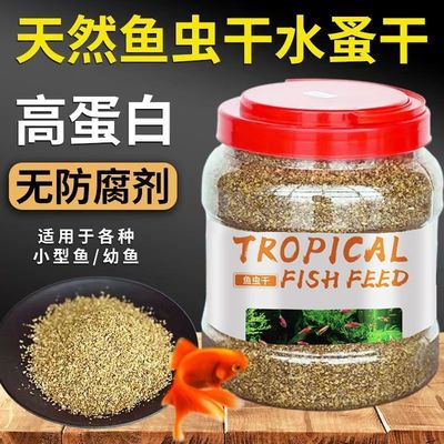 鱼虫干水蚤干鱼饲料高蛋白