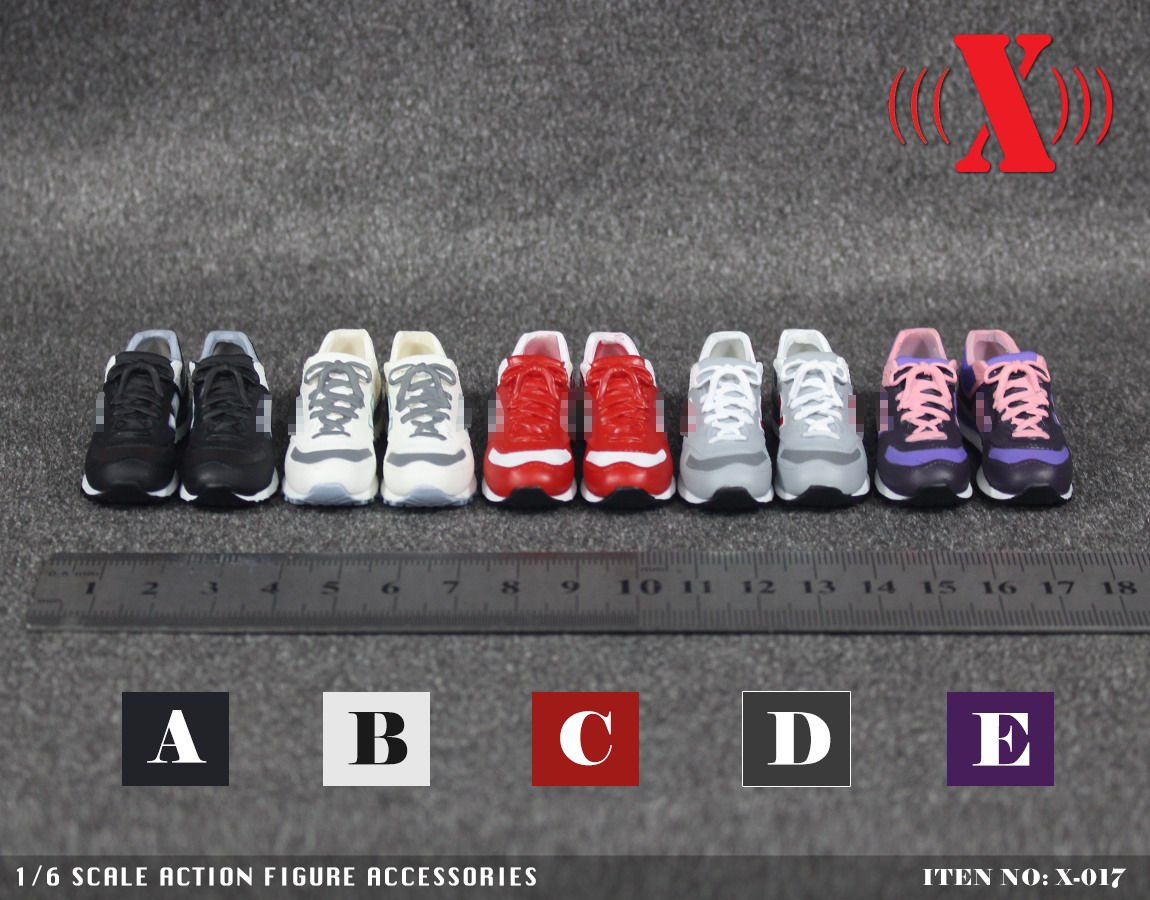 1/6女人偶运动鞋手办模型鞋子