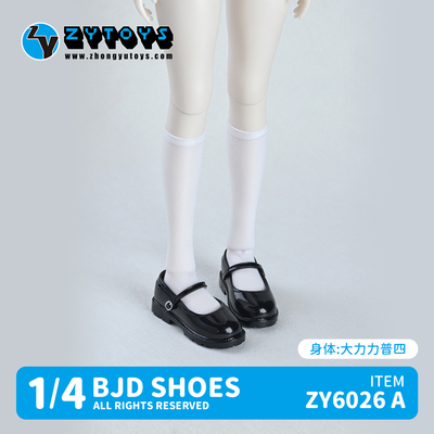 四分bjd玛丽珍娃鞋一字带磁吸扣平底娃鞋鹿云体囝囝体大力力普四