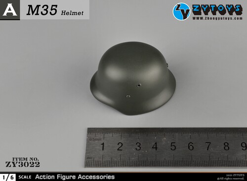 合金模型兵人头盔人偶ZYTOYS1/6