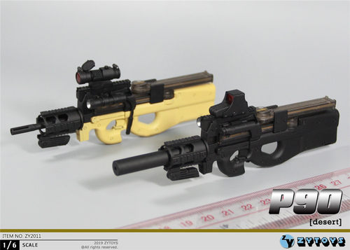 ZYTOYS1/6P90冲锋枪兵人模型