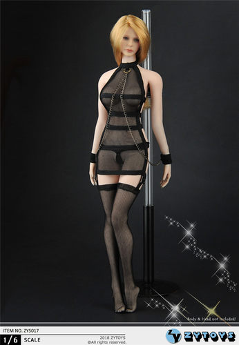性感网纹透视装兵人ZYTOYS1/6