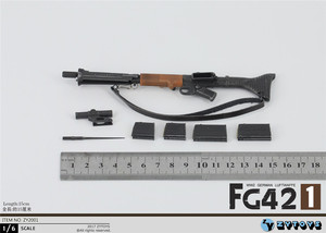 ZYTOYS 1: FG42-1 伞兵 兵人 模型 ZY2001 现货 成品 摆件 人偶