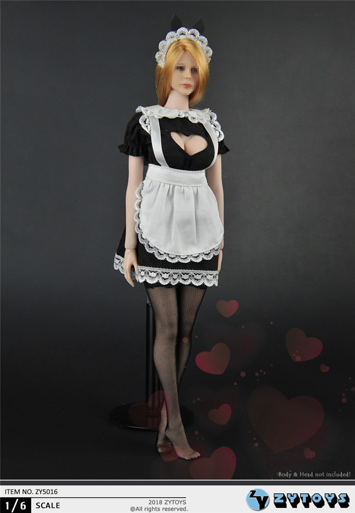 ZYTOYSJK女仆装1/6娃娃衣服