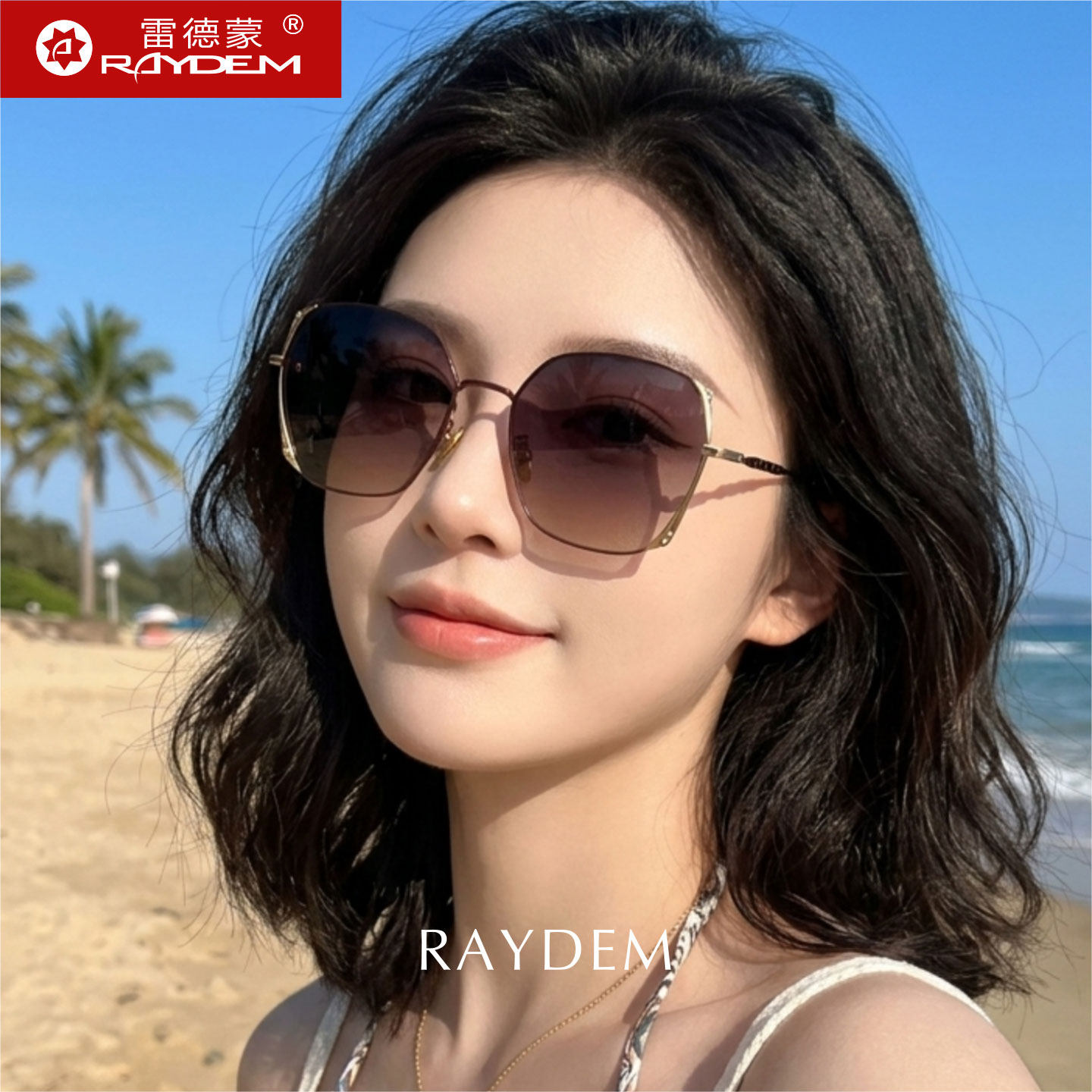 2026年新款偏光太阳眼镜女士墨镜ins潮流眼睛防紫外线圆脸显瘦