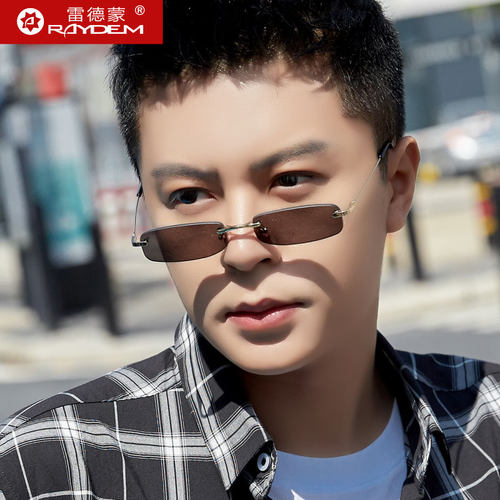 太阳镜男士开车时尚个性小方形