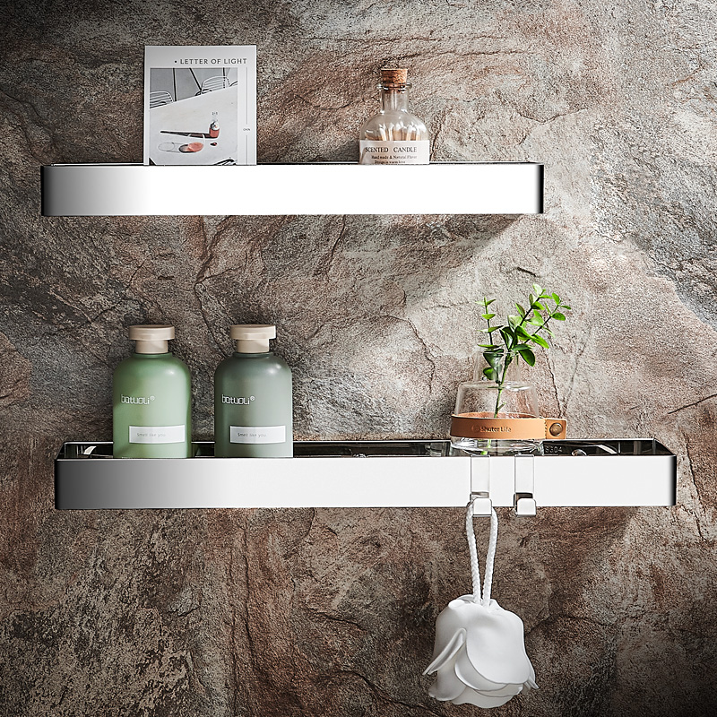 卫生间304不锈钢镜前置物架