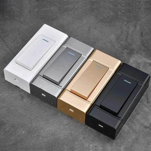 明装小按钮开关单控卧室床头开关