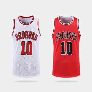 灌篮高手樱木花道10号流川枫球衣男夏季坎肩运动背心休闲上衣训练