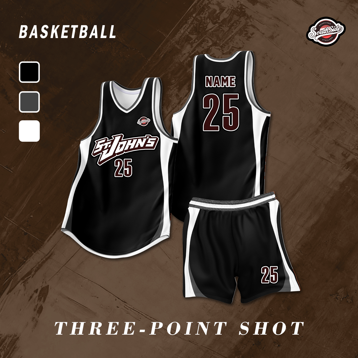 篮球服男套装美式青少年速干训练