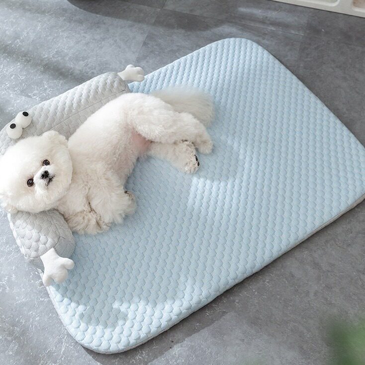春季夏季冰爽宠物垫子可拆洗透气清凉中小型犬春夏季狗床猫窝狗窝