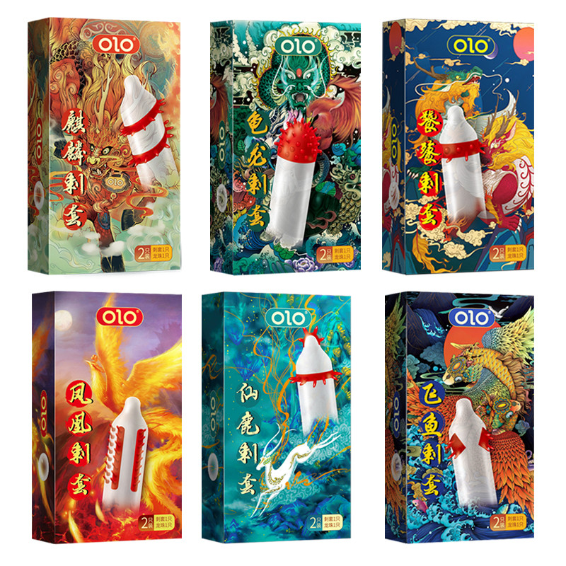 OLO刺套避孕套超薄凸点颗粒情趣狼牙套