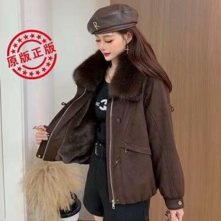 2025新款加绒加厚短款外套中老年女装派克服棉衣妈妈装秋冬季棉袄