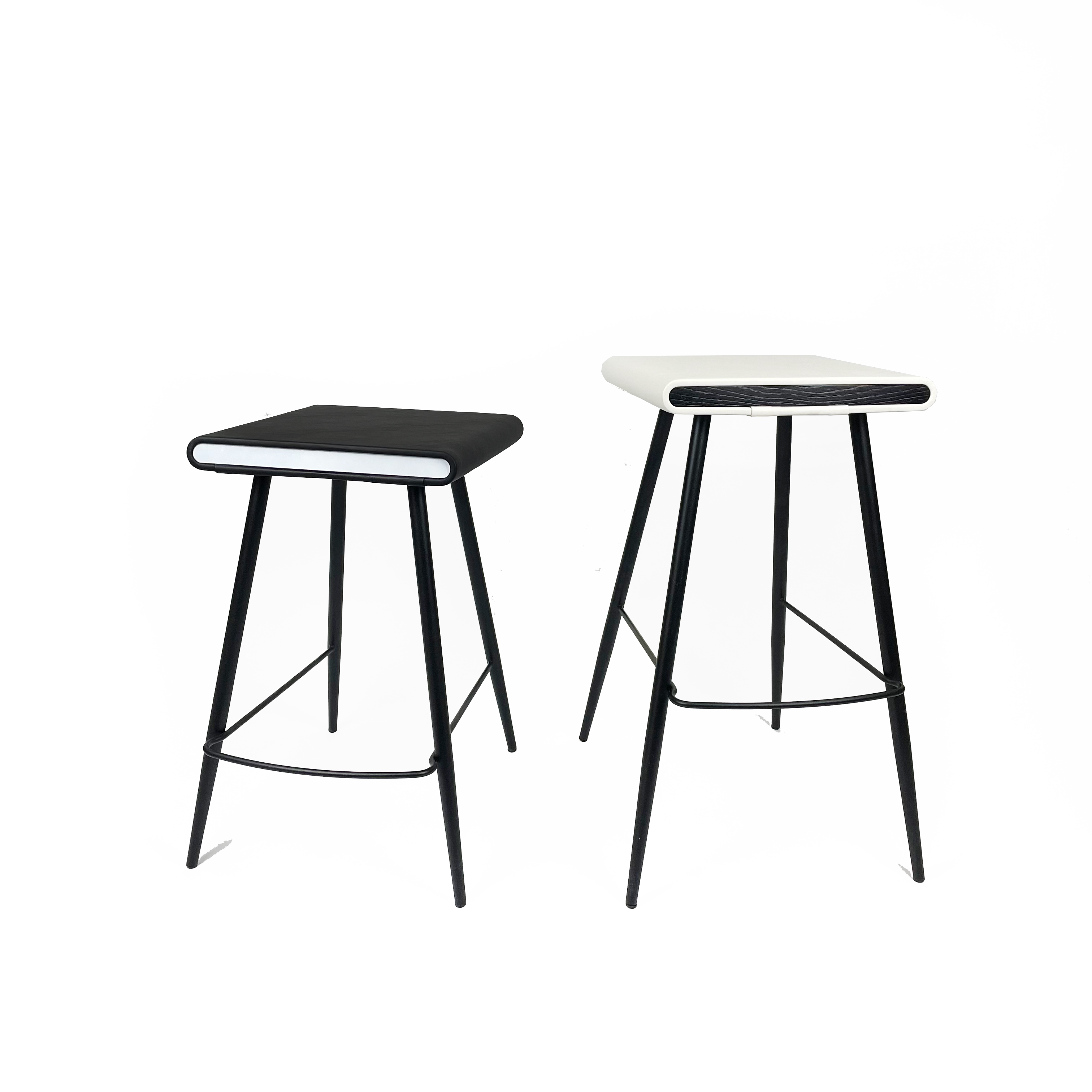 轻奢北欧吧台椅家用高脚椅子旋转实验室凳子防静电现代简约吧椅