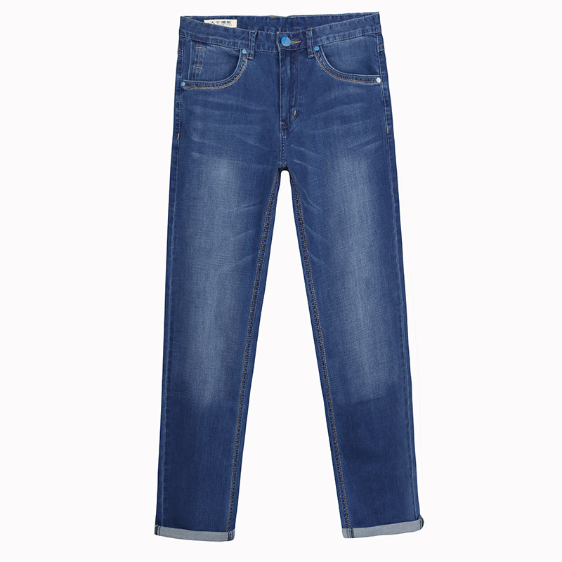 Jeans pour jeunesse droite en vrac en coton pour été - Ref 1481807 Image 5