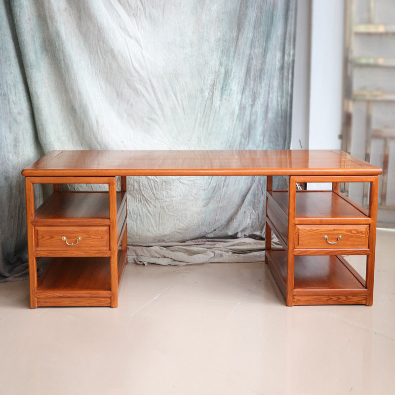 纯实木明式风书桌艺术办公台