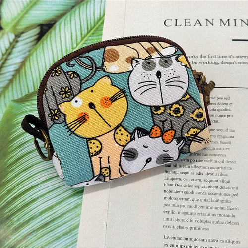 可爱帆布迷你学生小布包