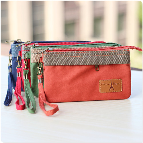 钥匙便携简约手拿放装袋子零钱包