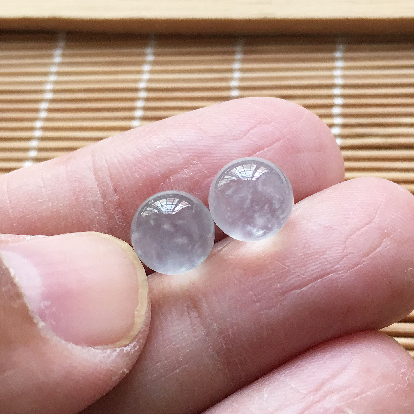 珠宝翡翠白冰圆珠子配珠卡8mmA货老坑种高档白冰对珠圆珠手串配石,珠宝/钻石/翡翠,翡翠裸石/蛋面,淘宝优惠券,粉丝福利购,淘宝优惠卷