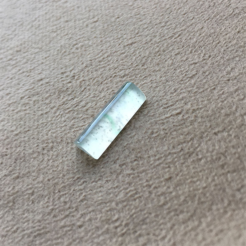 缅甸翡翠高冰木那雪花棉玉无事牌吊坠老种a货冰透起光水润玉素面