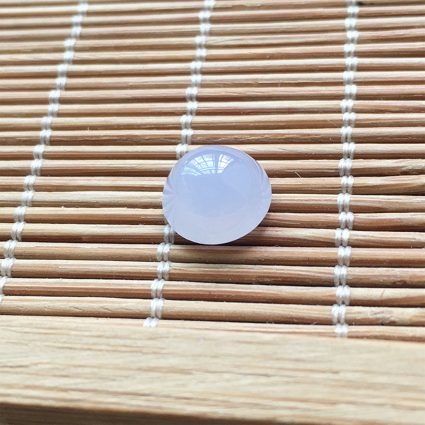 缅甸翡翠冰种紫罗兰蛋面裸石老种a货冰紫鸽子蛋挂件镶嵌款女戒指