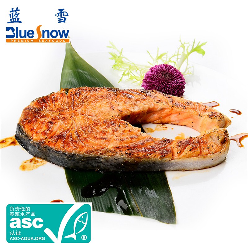 【蓝雪】ASC智利三文鱼扒 500g 冷冻海鲜 口感美味 鲜活捕捞怎么看?
