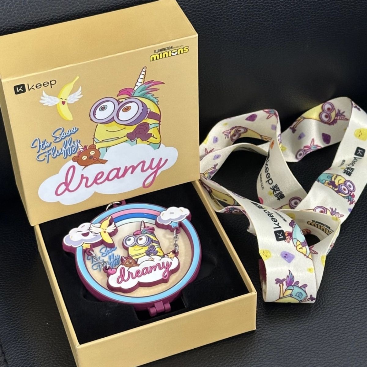 【现货正品】Keep小黄人奖牌彩虹梦幻岛奖牌正版周边联名卡通