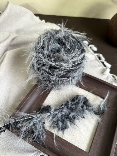 手混线【迷雾】围巾线diy围脖钩织帽子秋冬季送女友闺蜜毛线