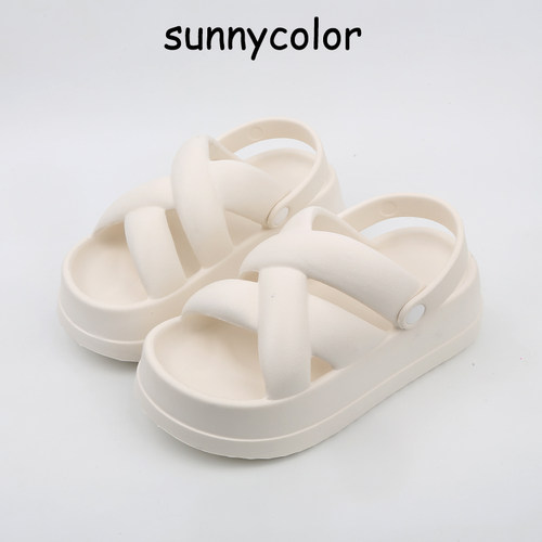 SUNNYCOLOR增高厚底休闲百搭凉鞋