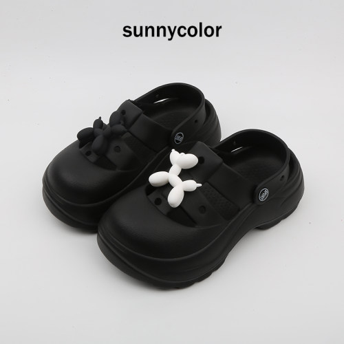 SUNNYCOLOR气球狗时尚潮流洞洞鞋