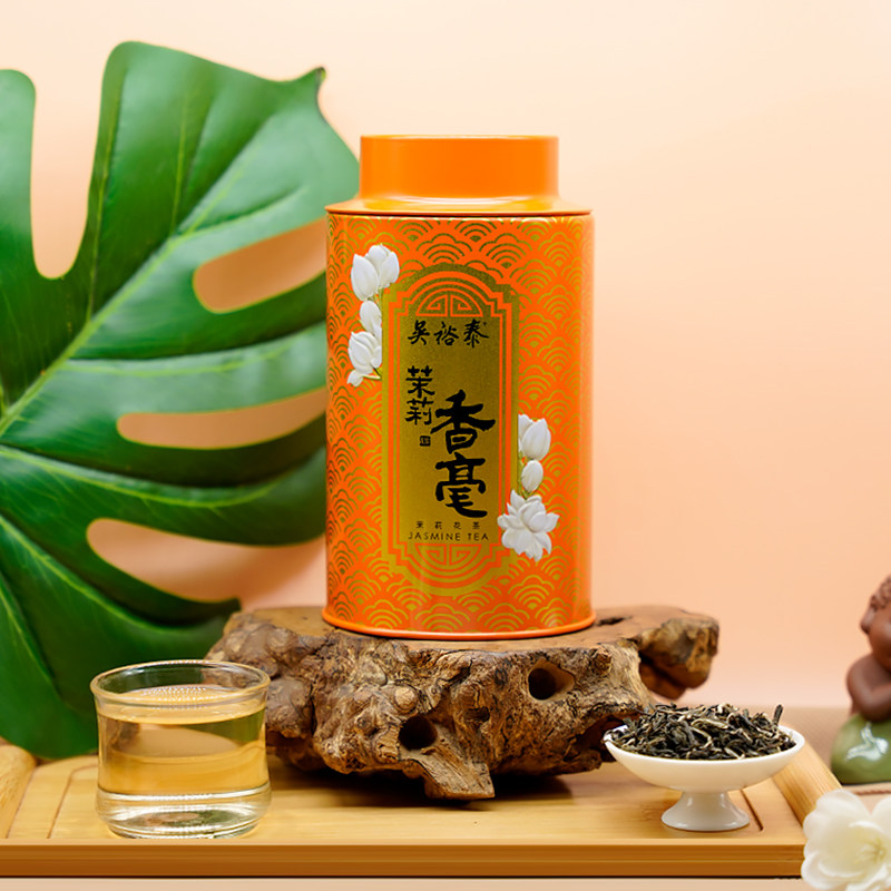 吴裕泰老字号伏花六窨茉莉花茶