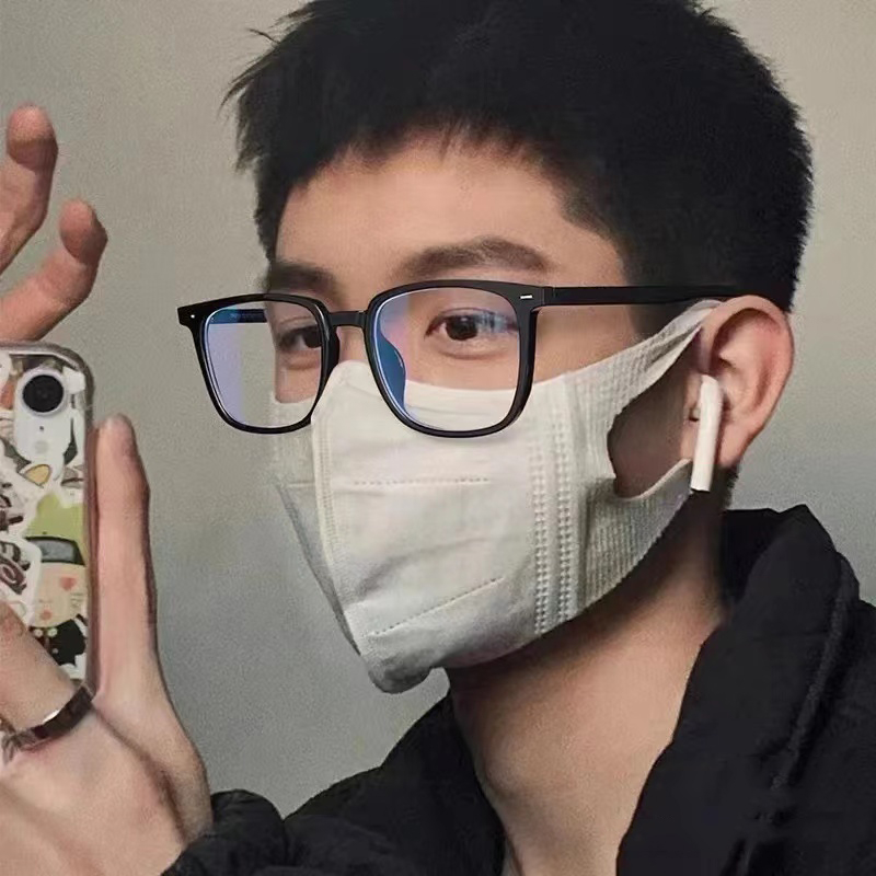 野良眼镜男女简约痞帅tr90眼镜框