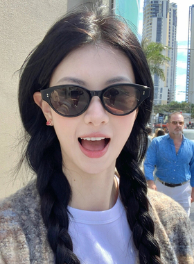 野良防紫外线猫眼可配近视太阳镜