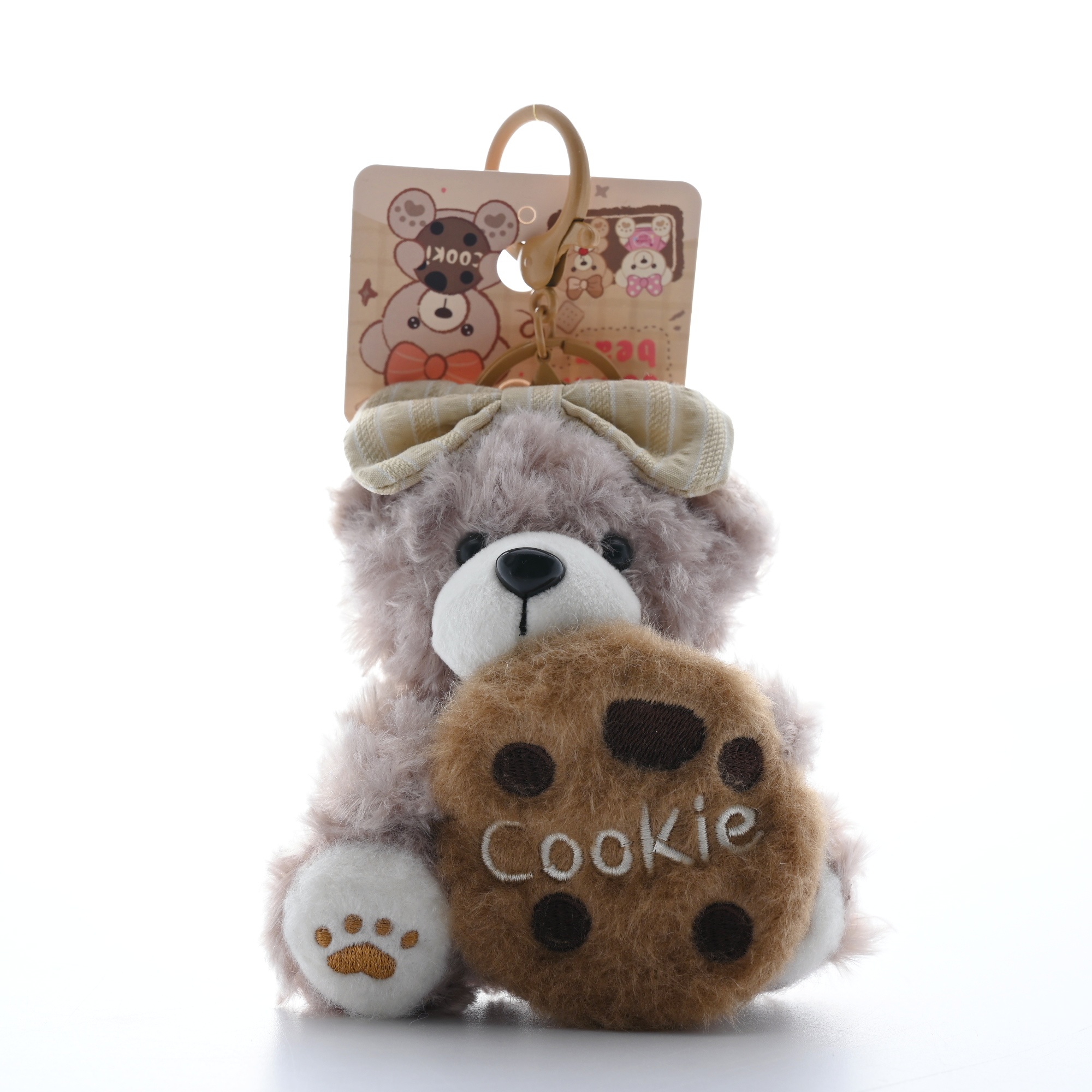原创饼干小熊系列钥匙扣