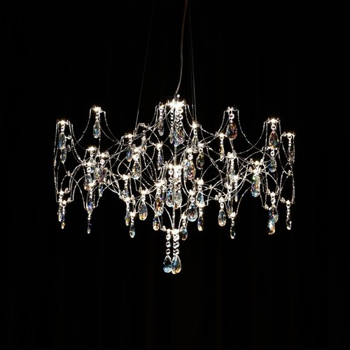 意式轻奢水晶吊灯卧室灯客厅灯