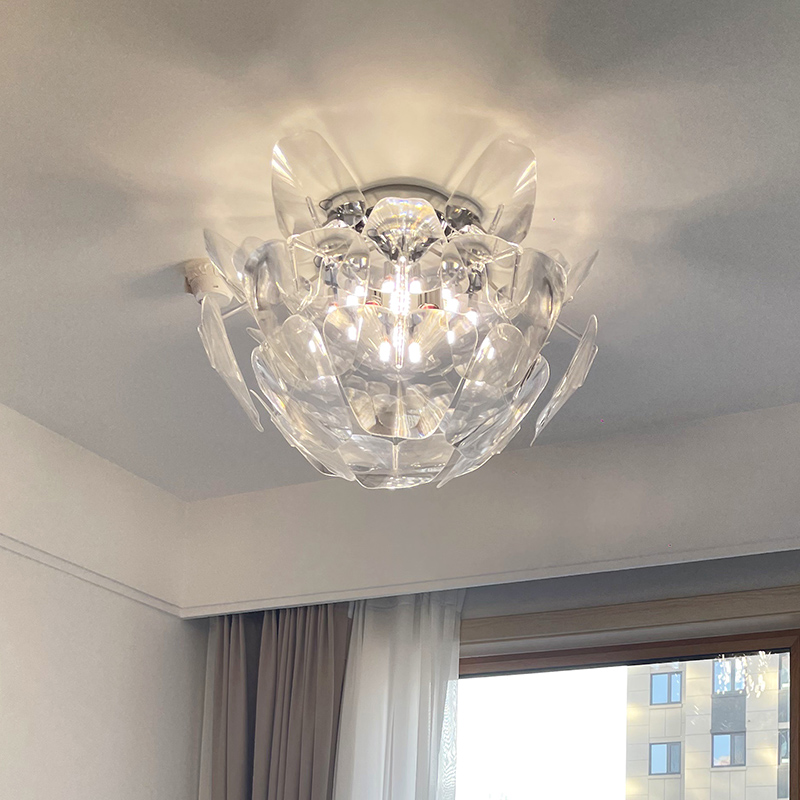 简约现代松果吸顶灯花形卧室灯