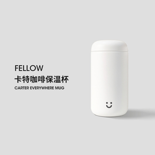 dotcom coffee卡特咖啡保温杯瘦版雾面白简洁圆润室外方便携带