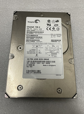 Seagate/希捷 ST3146854LW 146GB 服务器硬盘SCSI 15K 4 68针