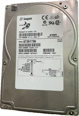 工业Seagate/希捷 50针SCSI硬盘 ST39173N 9G/9.1G 7200RPM 50PIN