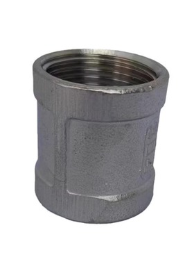 304不锈钢内丝管箍管古外接头直接直通4分 6分 1寸1.2寸1.5寸2寸