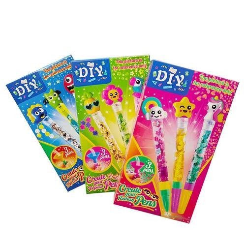 DIY魔法流沙笔儿童手工制笔套装材料包新款益智玩具网红爆款礼物