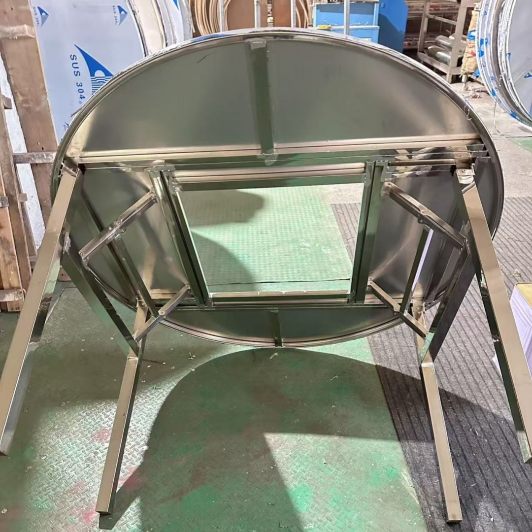 加厚不锈钢桌子定制嵌入式火锅桌圆桌方桌开孔,住宅家具,不锈钢/PVC餐桌,淘宝优惠券,粉丝福利购,淘宝优惠卷