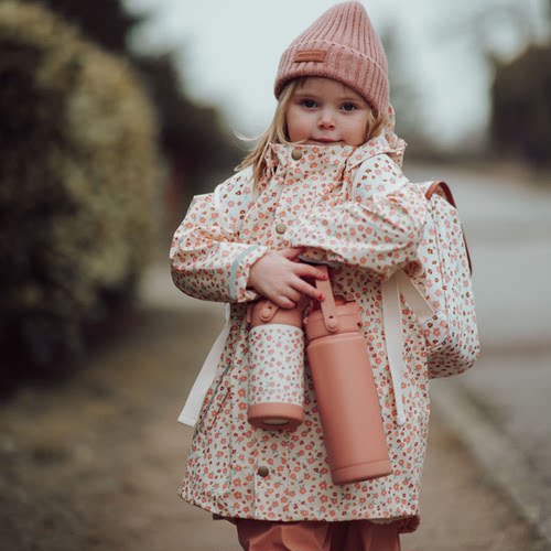 2025新款丹麦Grech&Co儿童保温杯不锈钢直饮吸管两用印花亲子水杯